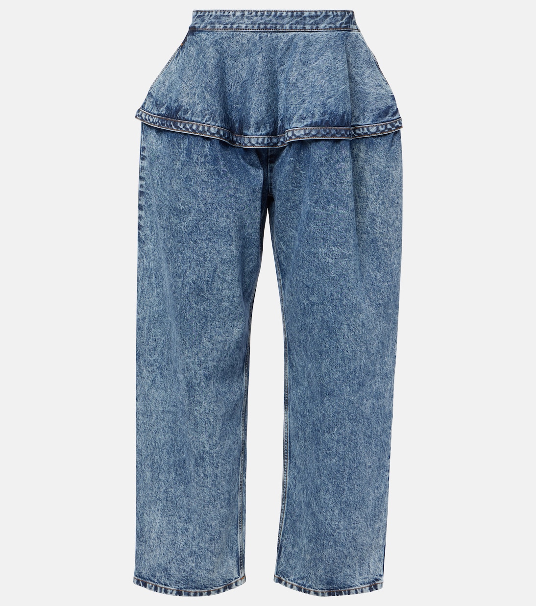 Low-Rise Wide-Leg Jeans