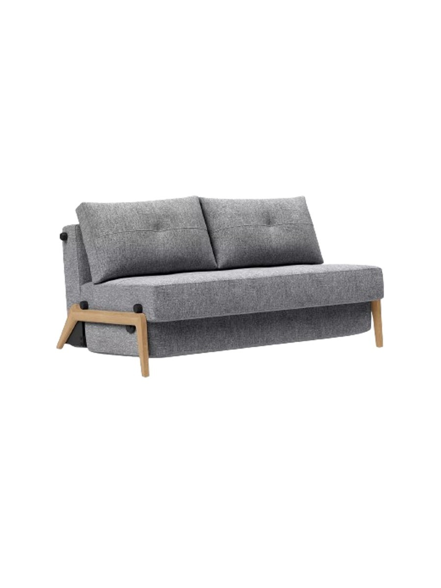 Innovation Living Cubed 140 Sofa Bed in grey upholstery