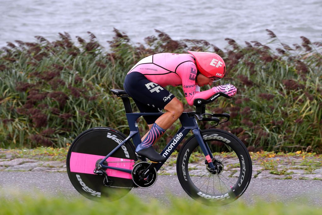 LELYSTAD NETHERLANDS AUGUST 31 Stefan Bissegger of Switzerland and Team EF Education Nippo competes during the 17th Benelux Tour 2021 Stage 2 a 111km Individual Time Trial stage from Lelystad to Lelystad ITT BeneluxTour on August 31 2021 in Lelystad Netherlands Photo by Bas CzerwinskiGetty Images