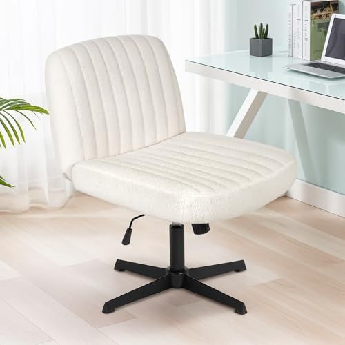 Armless Criss Cross Legged Desk Chair (No Wheels)