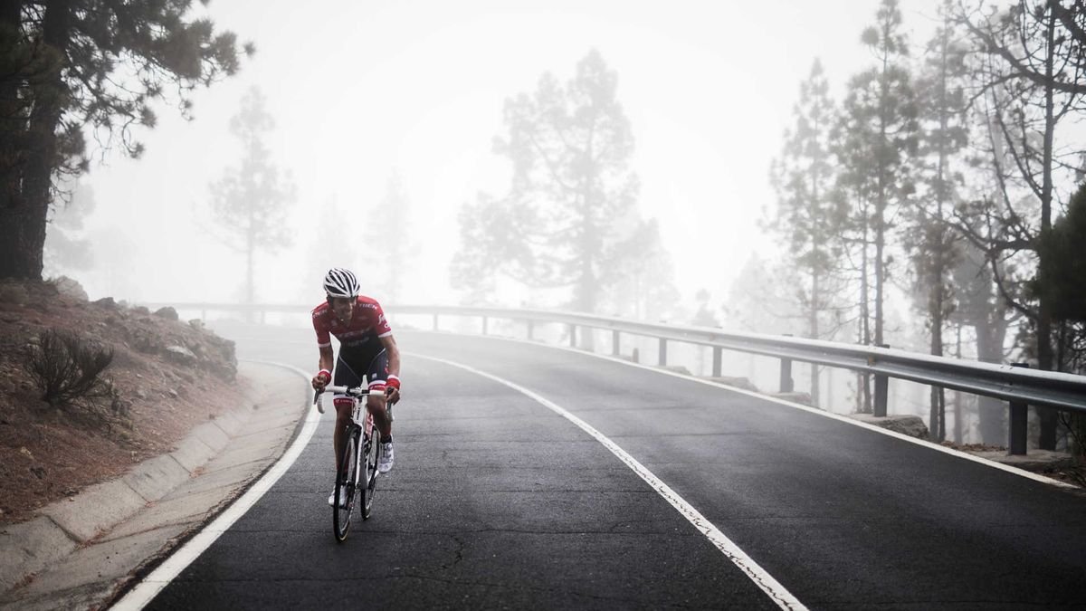 Contador has already been training on the bike