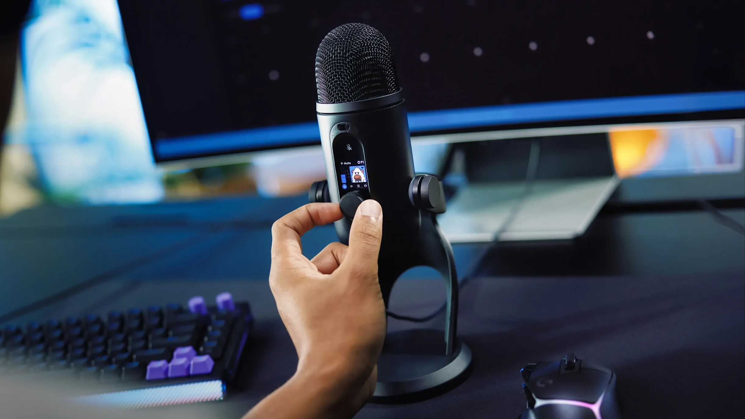 The new Logitech G Yeti 2 microphone.