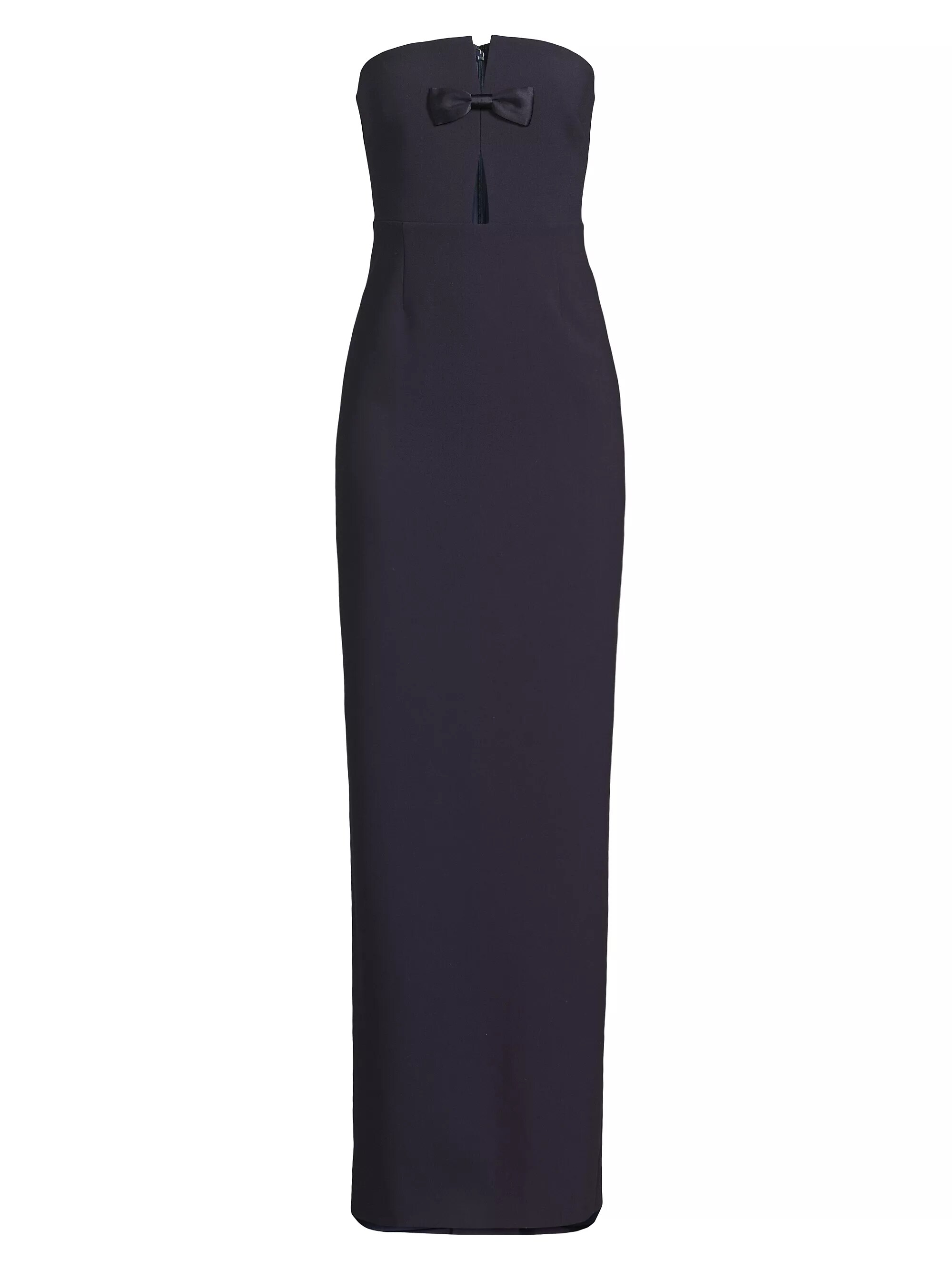 Fallon Strapless Bow Column Gown