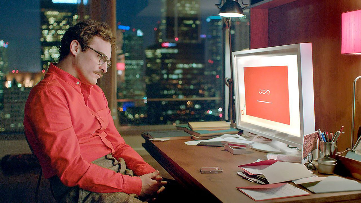 A still from the Spike Jonze movie Her