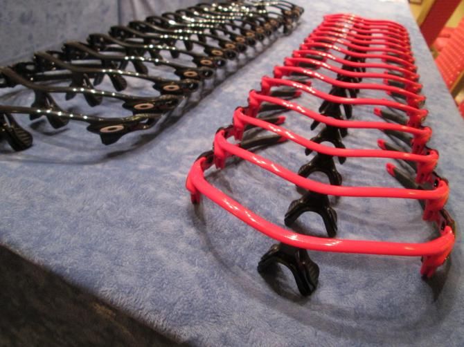Oakley frames were ready for each rider as part of their season package for 2015.