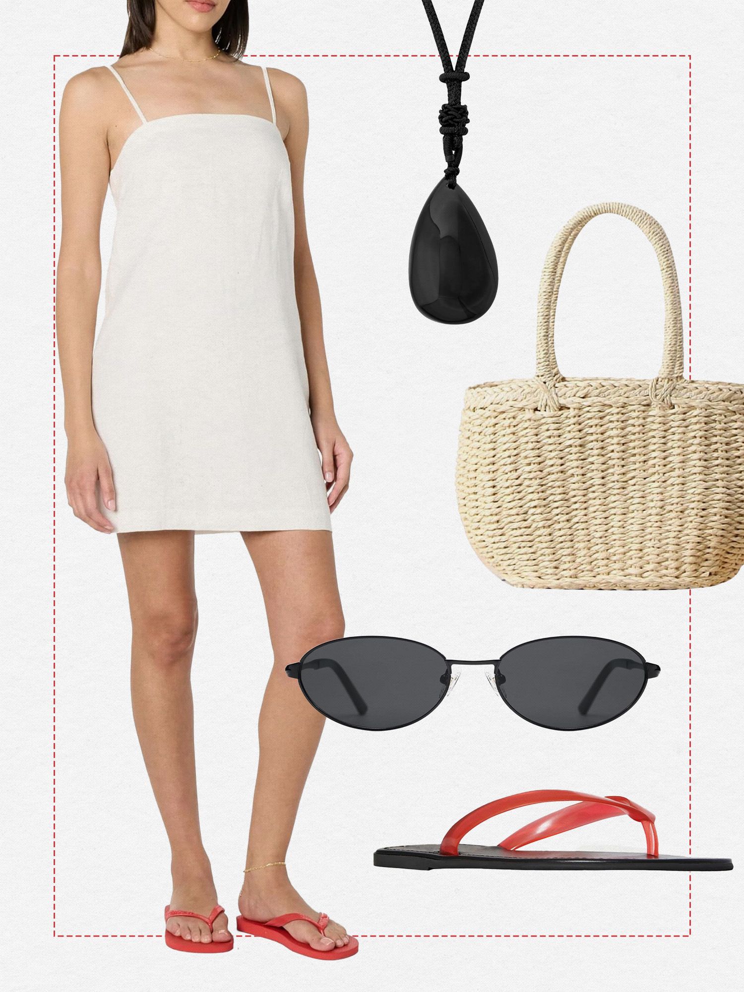 White dress Amazon outfit