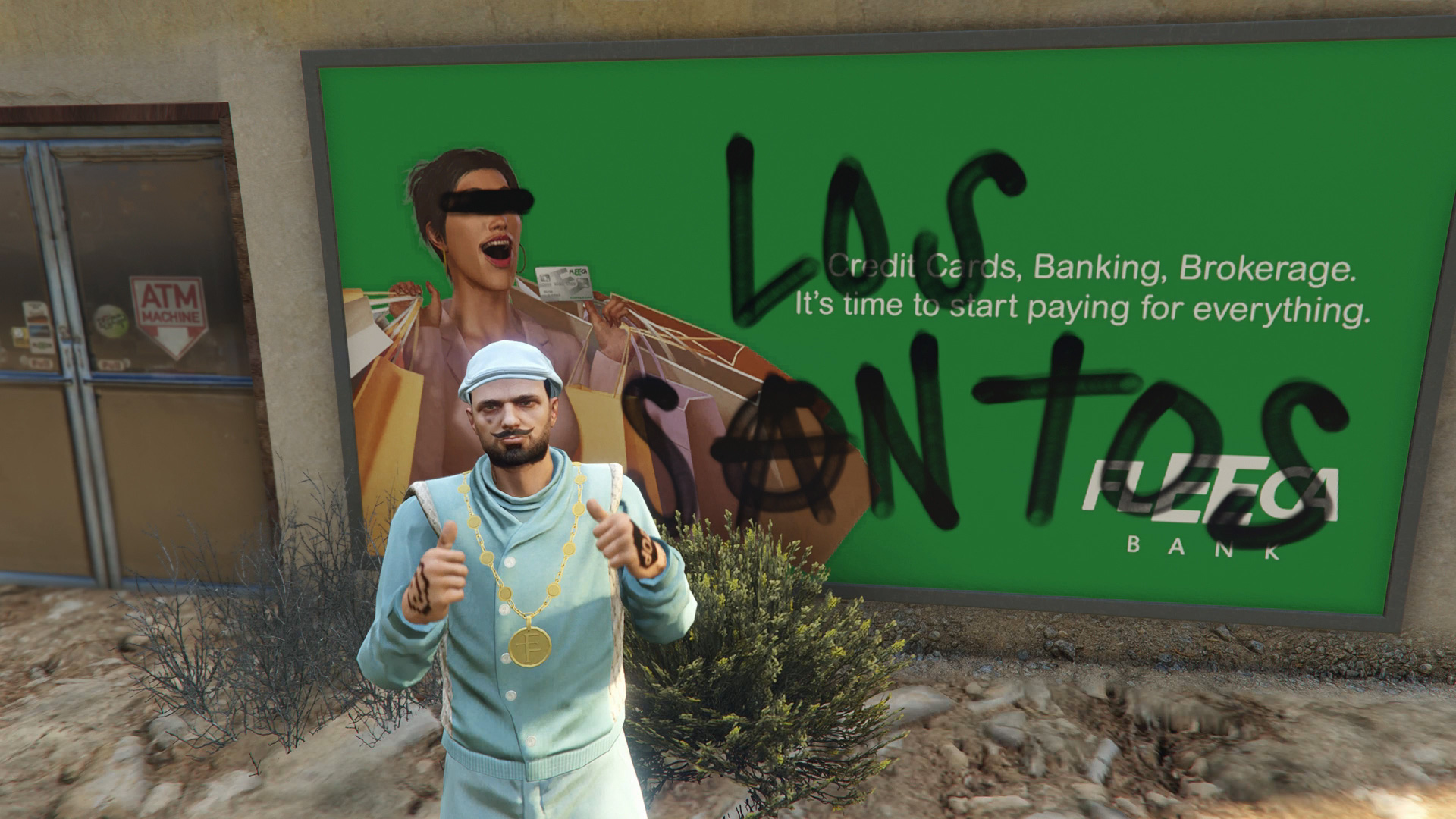 Where to find GTA Online LS Tags posters to spray paint