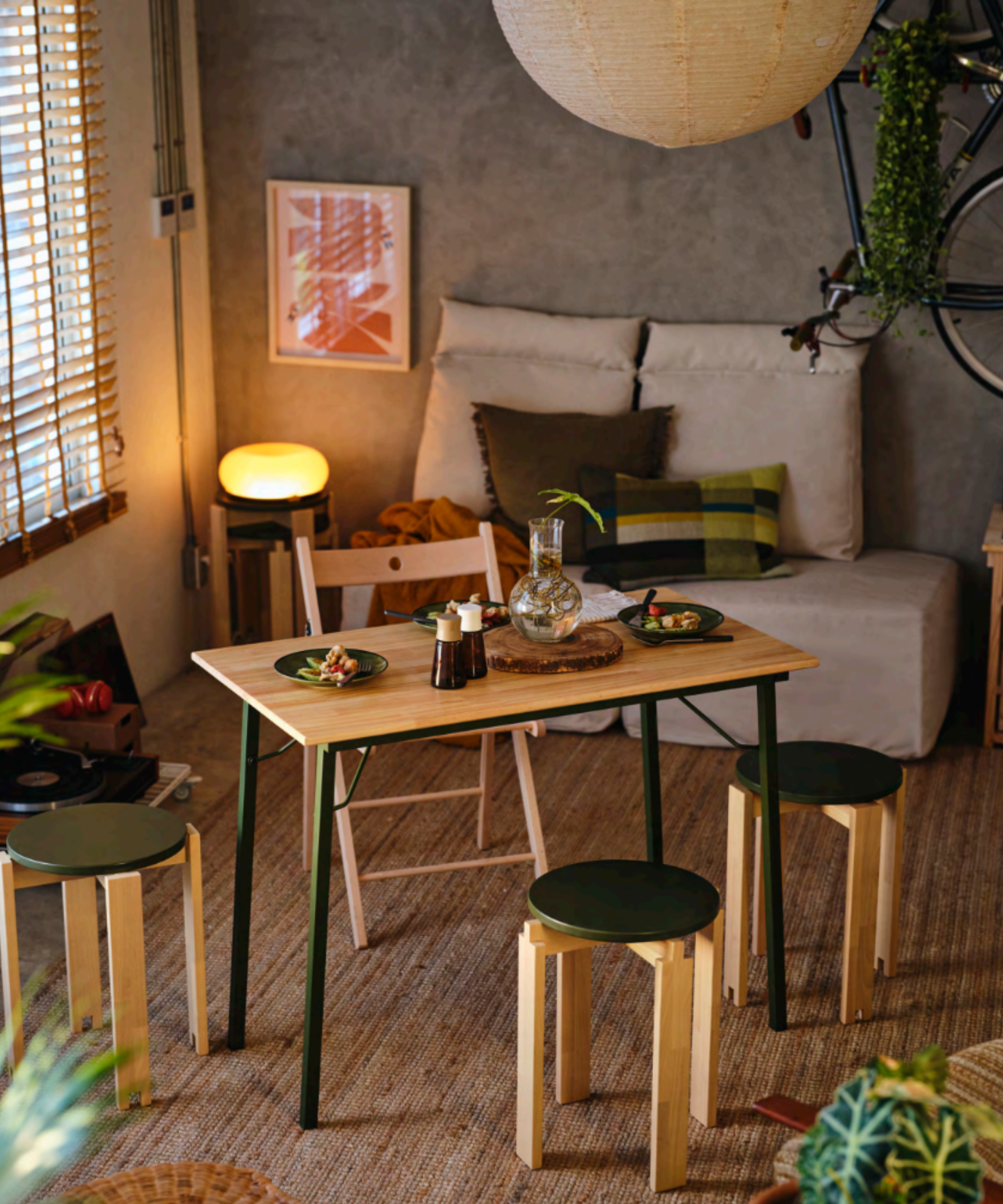interior images of IKEA's KOMPISH&amp;Auml;NG collection designed for people on the move