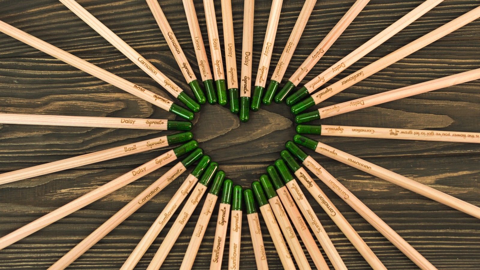 A gift that keeps on growing these Spread the Love eco pencils grow