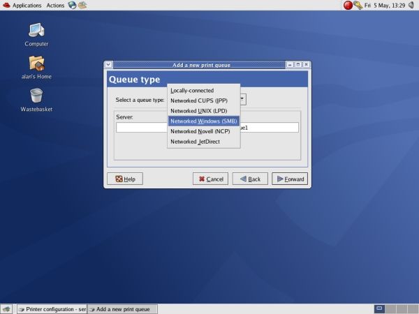 Step 5: Printer sharing