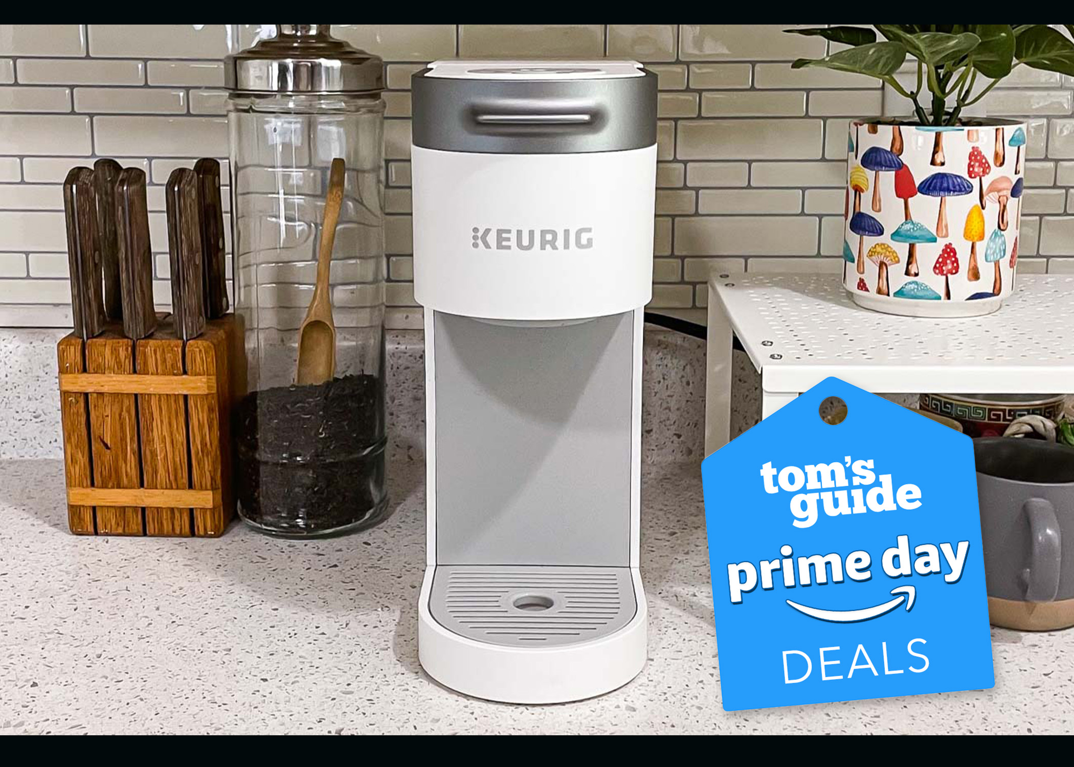 Keurig K-Slim Coffee Maker with Prime Day tag