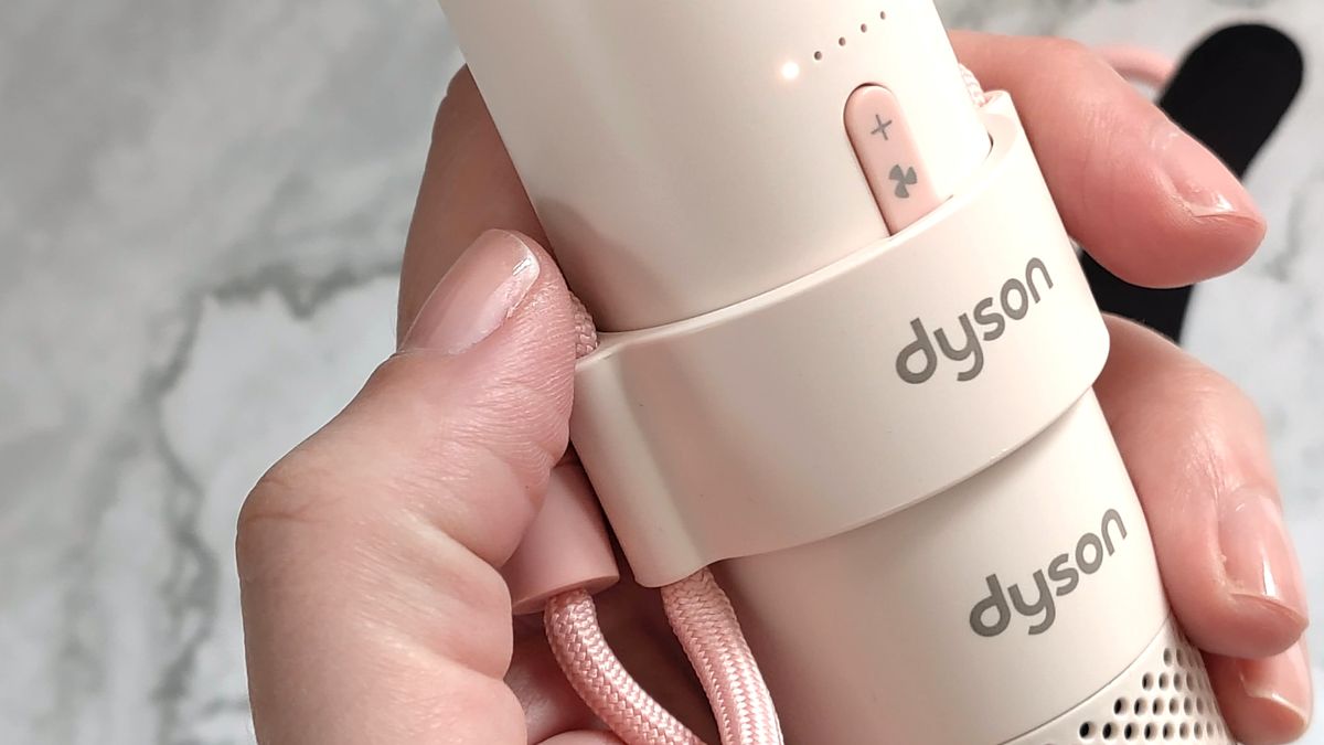 Attaching strap to Dyson HushJet Mini Cool fan