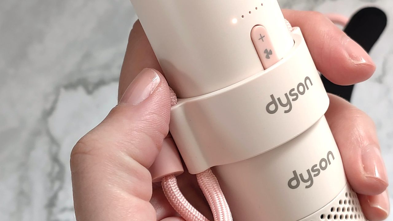 Attaching strap to Dyson HushJet Mini Cool fan