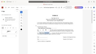 Adobe Fill & Sign PDF form-filler during our review