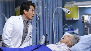 Will Yun Lee and Eve Sigall in The Good Doctor