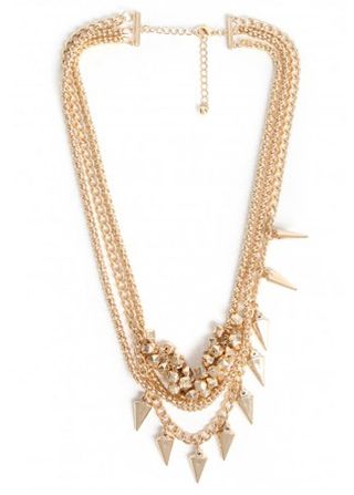 Missguided Ria multi chain necklace, £9.99