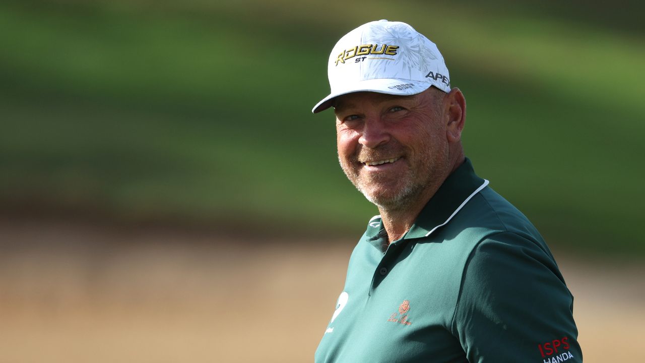 Thomas Bjorn at the Ras Al Kaimah Championship 