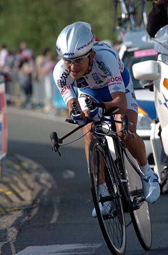 Jose Rujano (Selle Italia) isn't really a time trial specialist