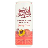 Harry Brompton's Iced tea with Vodka Skinny Peach | £2, Waitrose