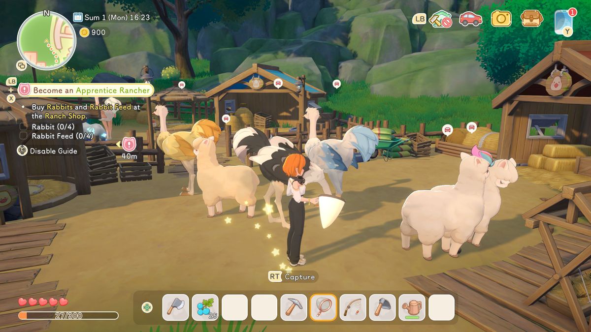 Starsand Island gameplay screenshots.