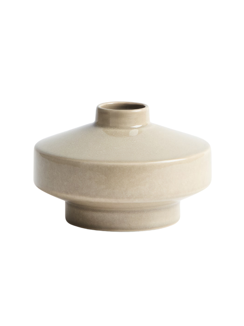 Small Reactive-Glaze Stoneware Vase
