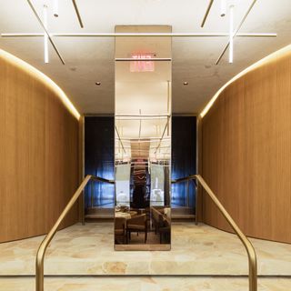Isay Weinfeld interiors at Four Seasons restaurant, New York City