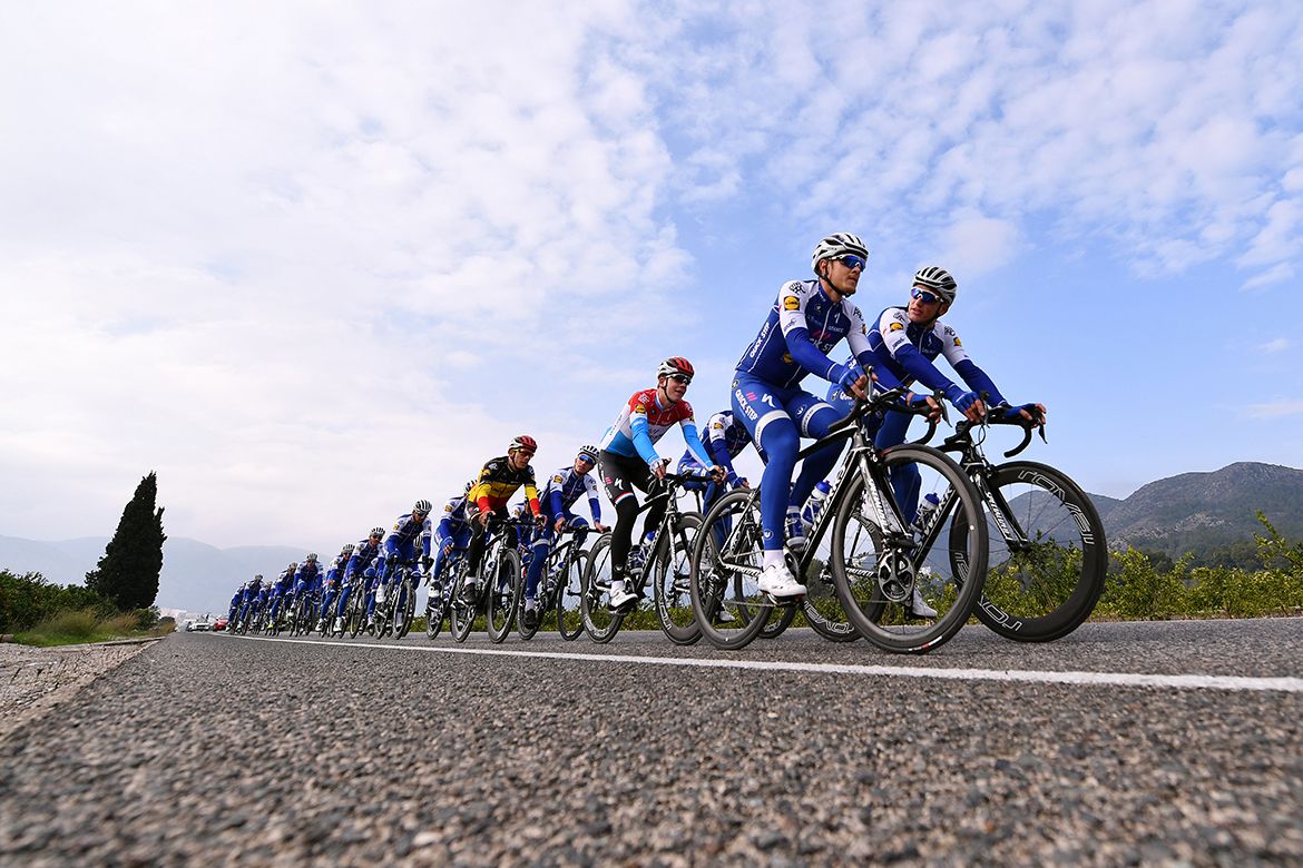 The 2017 Quick-Step Floors team trains in Calpe
