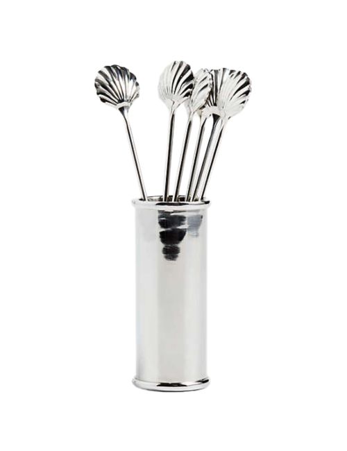 Shell Cocktail Picks with Holder by Laura Harrier & Tiffany Howell