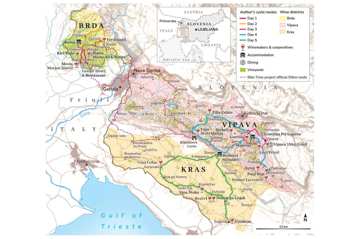 western slovenia map