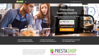 Website screenshot for HostPapa PrestaShop