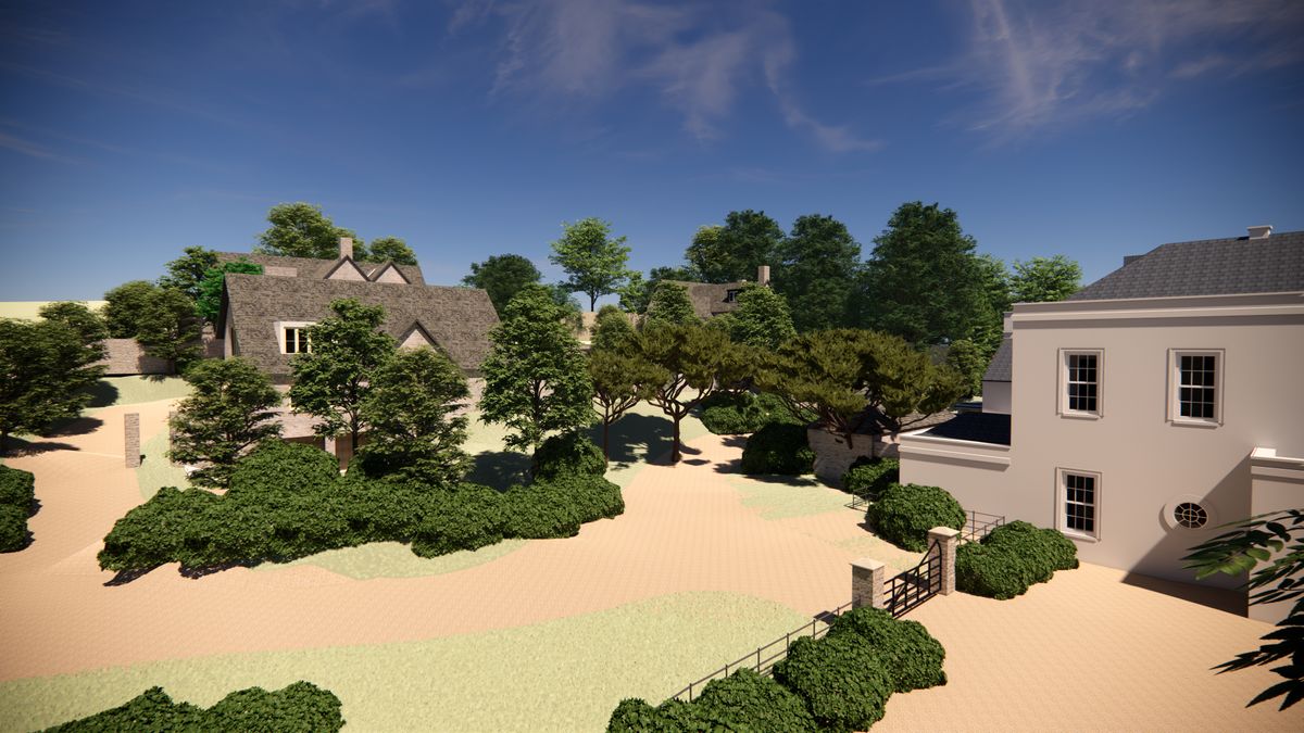 An artist&#039;s impression of the refurbished property