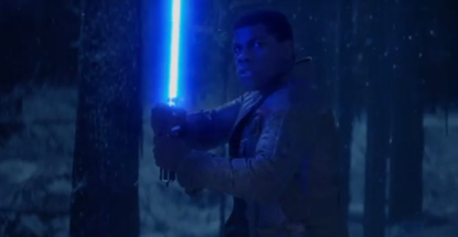 Screenshot from promotional Instagram video of Star Wars: The Force Awakens 