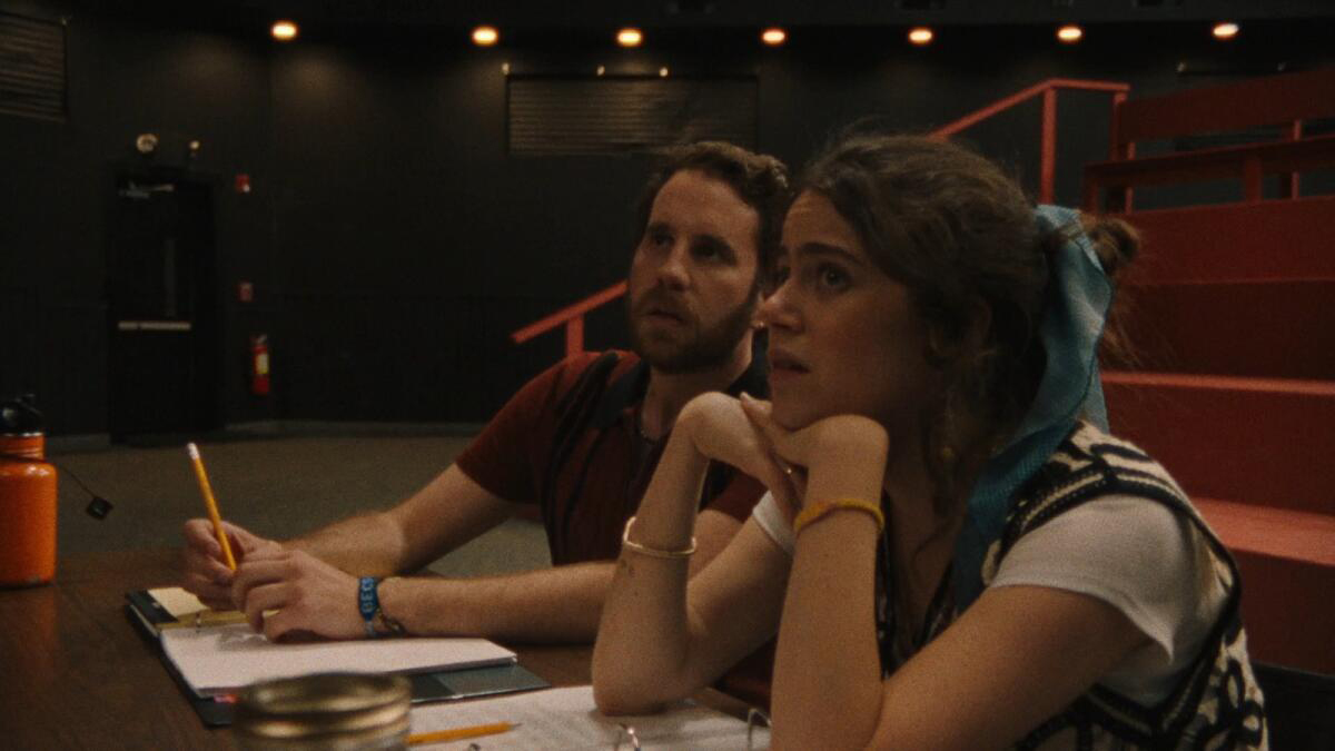 Ben Platt and Molly Gordon in Theater Camp