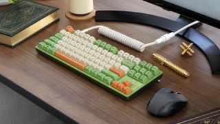 The Drop x LOTR Elven Keyboard in situ