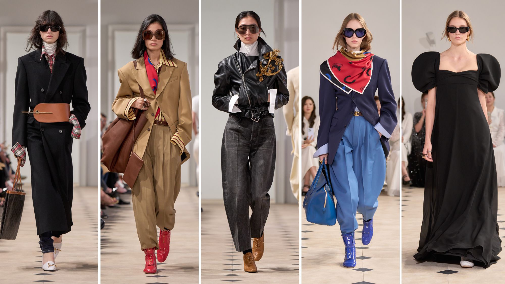 models walk the celine spring 2026 show