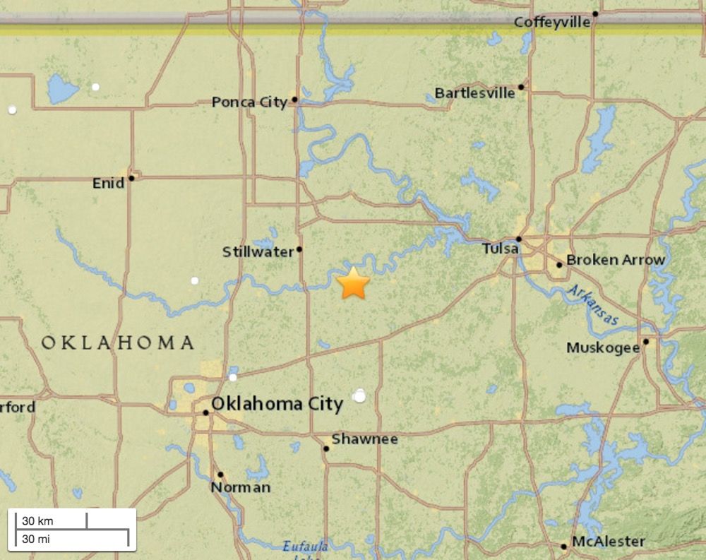 5 0 Magnitude Earthquake Hits Oklahoma Live Science