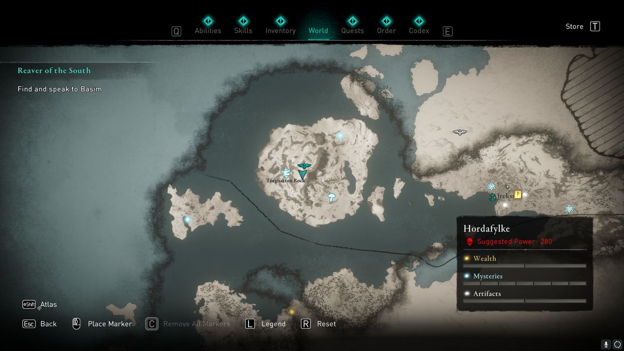 ac valhalla Rygjafylke treasure hoard map location