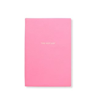 Smythson X Hunza G 'the Hot List' Chelsea Notebook in Panama