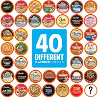 Two Rivers 40-Pack Assorted Variety Pack Flavored Coffee Pods Two Rivers 40-Pack Assorted Variety Pack Flavored Coffee Pods