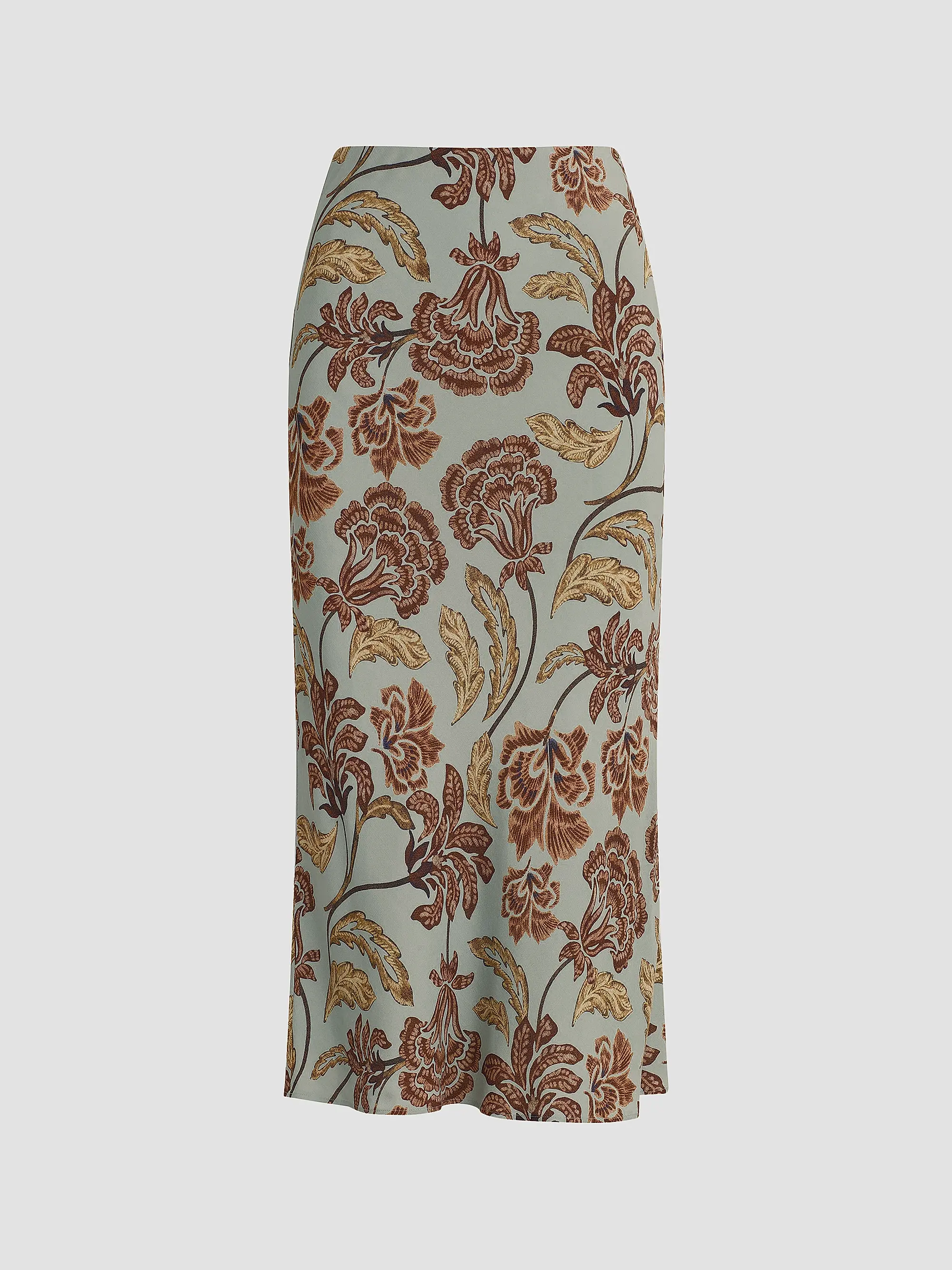 The Jojo Floral Tapestry Midi Skirt