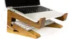 Portable wood laptop stand