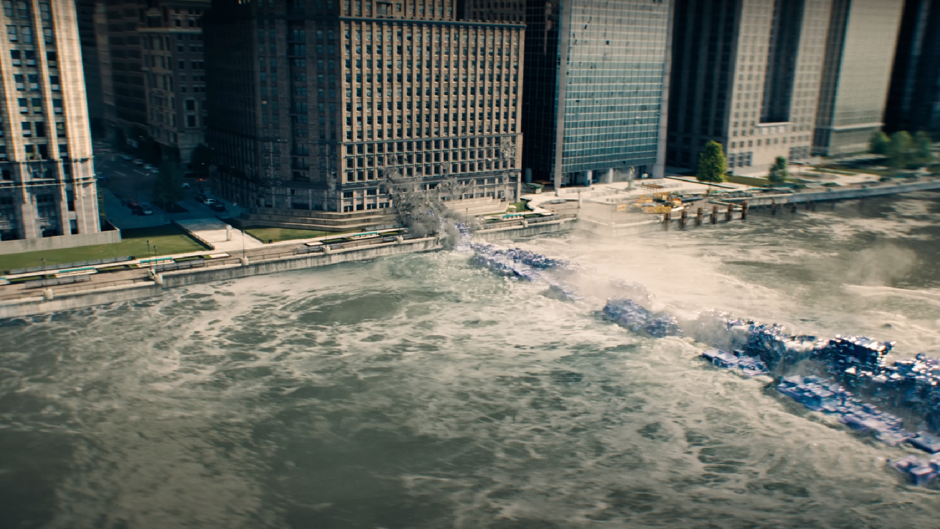 Potential flood in Superman trailer