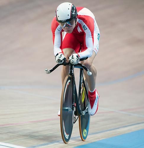 Polish rider Krzysztof Maksel finished third in the kilo.