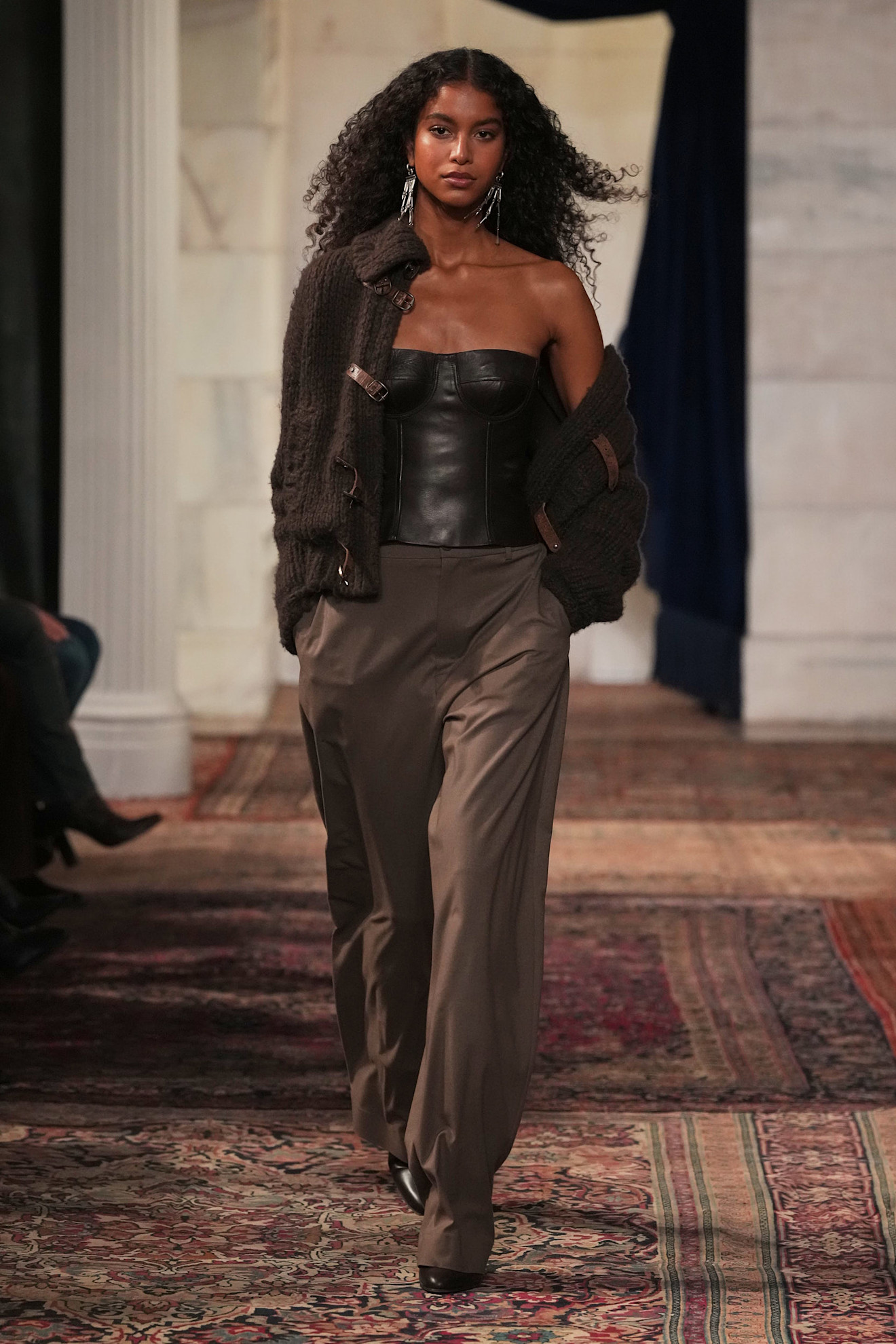 models walk the Ralph Lauren Fall 2026 runway