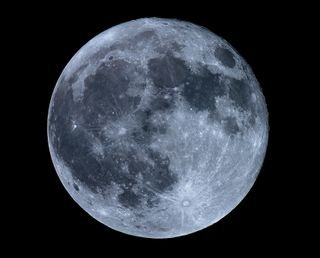 Full moon with detailed craters