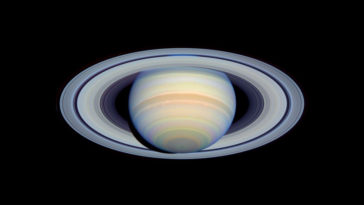 an image of Saturn and its rings