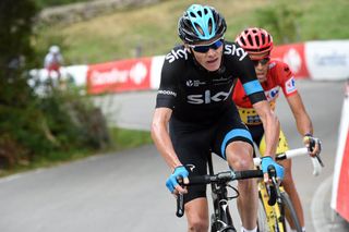 Chris Froome escapes with Alberto Contador on stage sixteen of the 2014 Tour of Spain