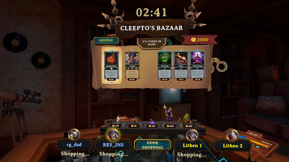 Screenshot of Demeo Battles for Meta Quest 2