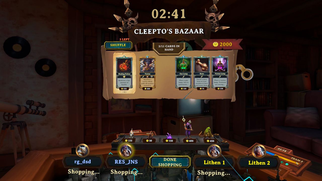 Screenshot of Demeo Battles for Meta Quest 2