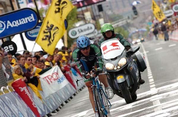 Yaroslav Popovych (Discovery Channel) finished strong despite a crash.